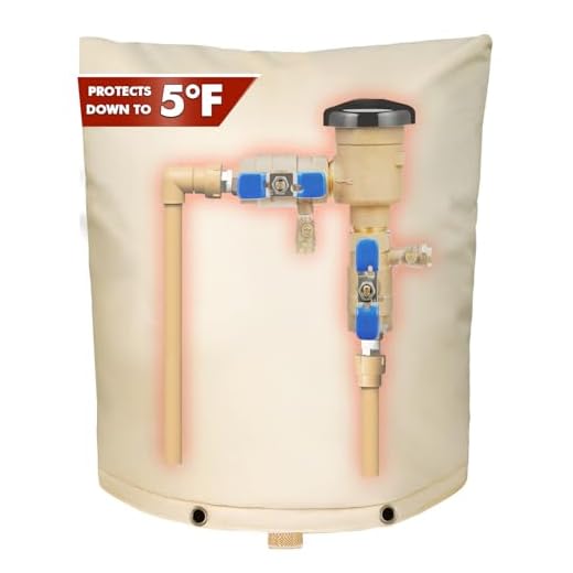 Insulated Backflow Preventer Cover for Winter