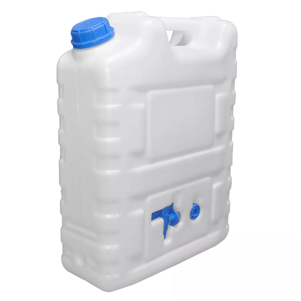 Spares2go Large Water Container Portable Storage Tank with Tap for Camping Caravan Travel Cleaning Catering Livestock Farming Brewing (20L)