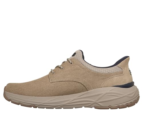 Image of Skechers Men's USA Arch Fit Maverick - Wolfe Round Toe Canvas Bungee Lace Slip-Ins