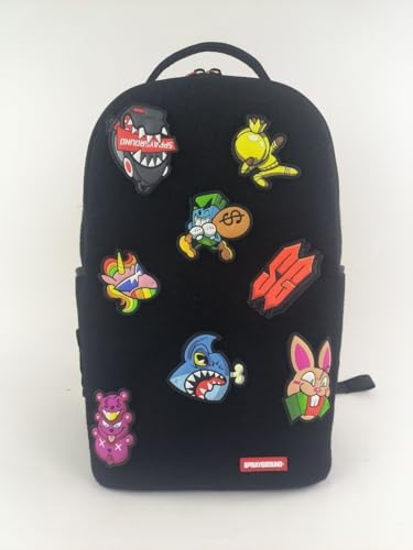 Sprayground All Verco Shark Gang DLX Special Backpack, Black, Unisex2