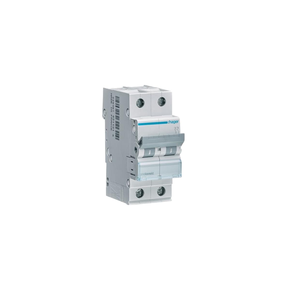 Hager MCN216 2P switch pour sécuriser votre installation contre les surcharges