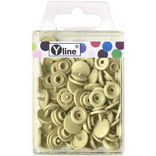 25 bottoni a pressione in plastica da 12,4 mm