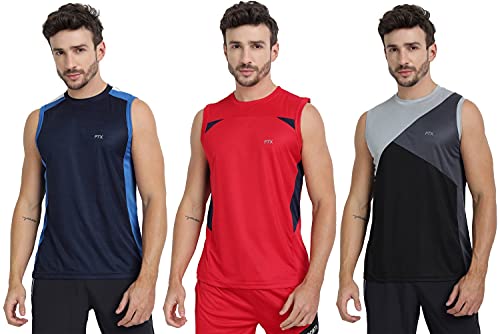Image of FTX Men's Solid Regular Fit T-Shirt
