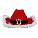 blinkee Non Light Up Christmas Cowboy Red Santa Clause Western Holiday Hat
