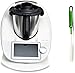 Produktbild Multislider weiß Premium Gleiter Gleitbrett & Mixmesser-Reinigungsbürste für Thermomix TM6 TM5 TM31