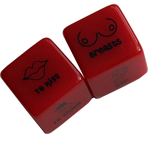 AlevRam Sex Dice for Cuples Naughty Positions,2 Pcs Romantic Dice Game Gifts for Couples Dice, Wedding Gifts for Couple, Couple Bedroom Game
