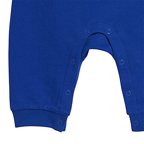 Adidas Baby Girls Long Sleeve Zip Front Track Suit Coveralls, Bold Blue, 12 Months Us #TOP3