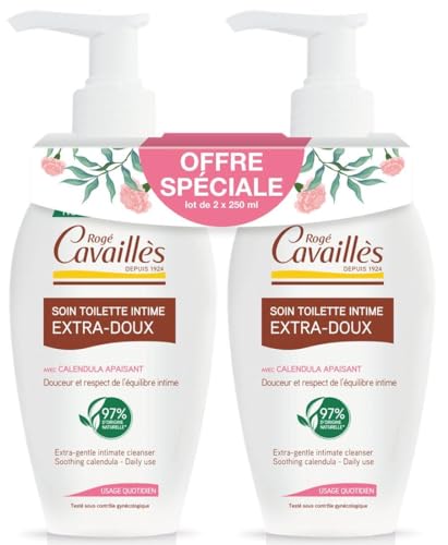 Rogé Cavaillès Soin Toilette Intime Extra-Doux Lot de 2 x 250 ml