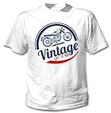  Teesandengines Ducati Diana 250 61 Vinatge Live to Ride Camiseta Blanca para Hombre de Algodon Size Xxxxlarge