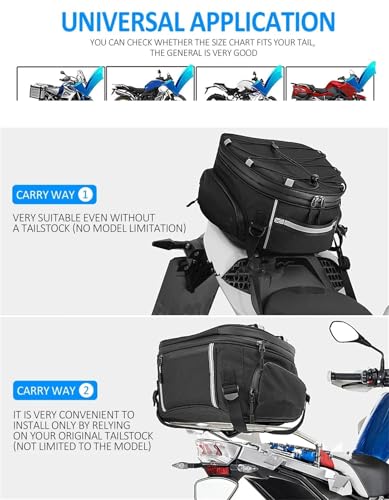 Bolsa Trasera Impermeable para Motocicleta: soluciona tu falta de espacio 4