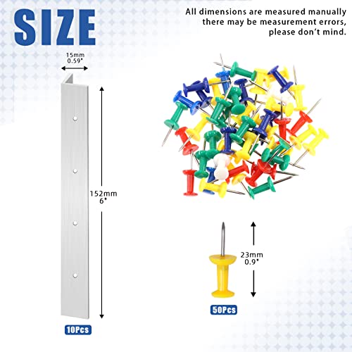 Glarks 60Pcs 6 Inch Stained Glass Supplies Layout Block System With Mix Color Push Pins Tools Kit For Stained Glass Panels Craft #TOP1
