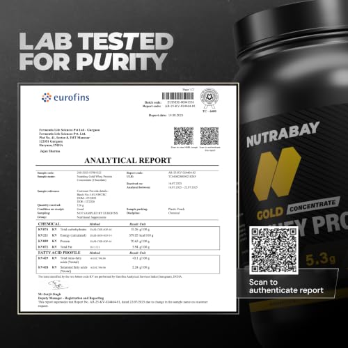 Nutrabay Store Nutrabay Gold Whey Protein Concentrate with 25 g - Image 7
