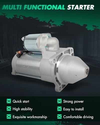 Image of SCITOO Starter Motor fit for ABG (Allg Baumasch Gesellsch) Alexander 126H 1983-1991 All F3L912 Deutz Diesel PLGR, 9T Replacement Starter 18232,19262,30880