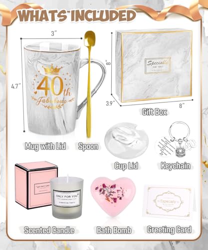 YYDSXK Geburtstagsgeschenk für 40 Geburtstag Frauen, Geburtstag 40 Frau – Ansicht 2