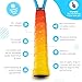 Get A Grip - Custom Tennis Racket Grip Tape - Anti-Slip/Quick-Drying Tennis Overgrips - Precut Badminton Racket Grip with Finishing Tape (Game, Sunset, Match, 3 Grips (15% Discount))