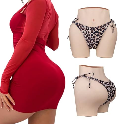 MFSOEHYX Silicone Hip Enhancer Pants for Crossdressers Buttock Lifter Padded Push Up Panties for Drag Queen Transgender (White XL)