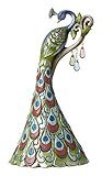 Enesco 4051431 Jim Shore Heartwood Creek Spring Wonderland Peacock Figurine