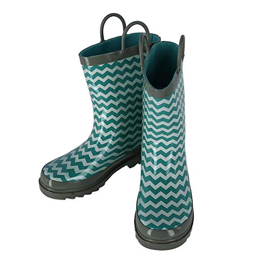 Girls Lacy Chevron Rain Boots2
