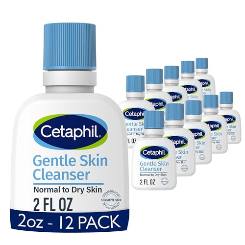 Cetaphil Face Wash, 2oz, 12 bottles