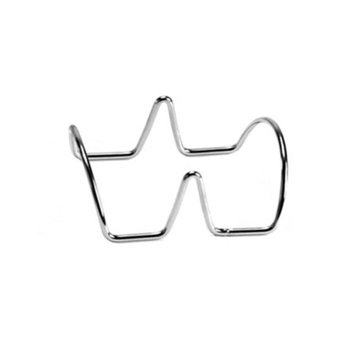 COLLBATH 2pcs Stainless Steel Taco Holders Mexican Tortilla Rack Restaurant Grade Double Tacos