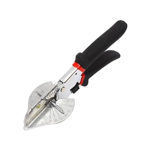 Adjustable Miter Shears for Wood Trim - 45°-135° Multi-Angle Handheld Cutter | No-Blade-Replacement Tool for Quarter Round, Molding, PVC & Trunking