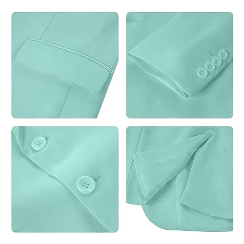 Mens Suit Jacket Blazer for Men Slim Fit Sport Coats 2 Button Business Suits Jackets Wedding Blazers with Tie2