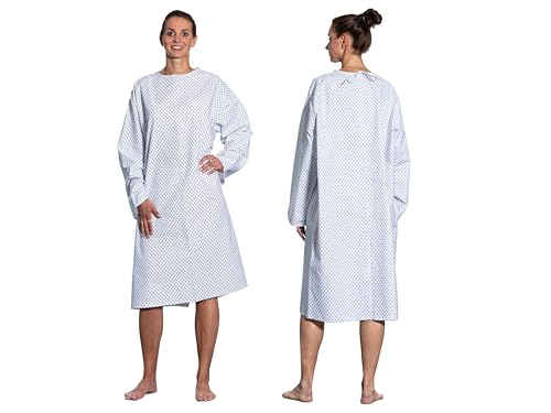 ZOLLNER Camisa de Paciente Hospital Cruzada, camisón Enfermo