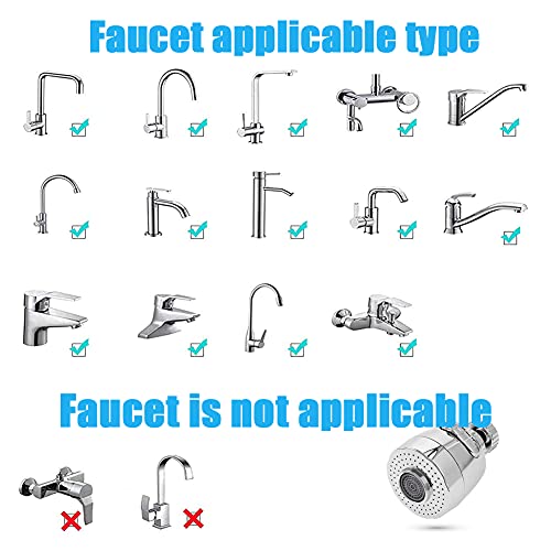 XTUDOU 360 °Girevole Aeratore Rubinetto, Filtro