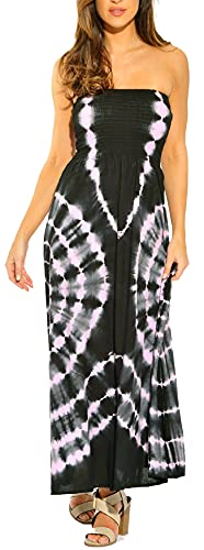 Image of Riviera Sun Maxi Summer Dress for Women Long Sundress with Removable Straps