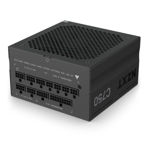 Nzxt C750 Psu (2022) - Pa-7G1Bb-Us - 750 Watt Psu - 80+ Gold Certified - Fully Modular - Sleeved Cables - Atx Gaming Power Supply #TOP4