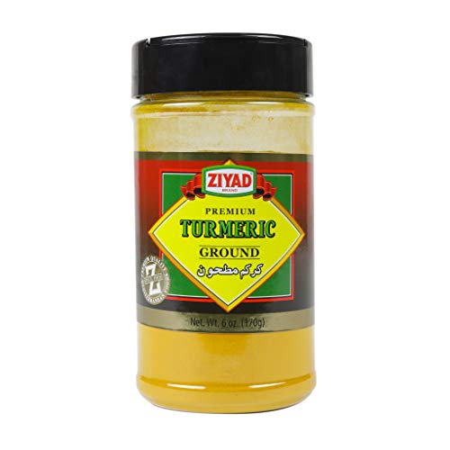 Ziyad Brand Premium Ground Turmeric Powder, No Additives, No Preservatives, add Color to Any Meal! 6oz