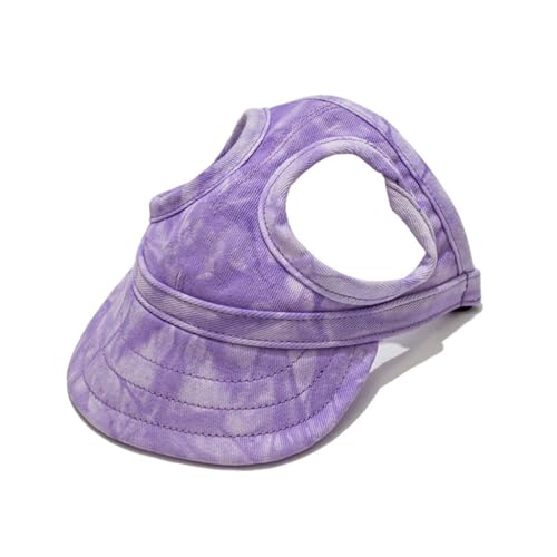 Dog Hat with Ear Holes Outdoor Activity Dog Sun Hat Adjust Cats Travel Hat