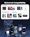 67W 3-Port Super Fast Type C Car Charger USB C for Samsung Galaxy S25 S24 S23 S22 S21 Ultra, iPhone 17/Air/16/15 Pro Max, Android, PD/QC Car Phone Adapter Accessories for Men Women + 3FT USB-C Cable