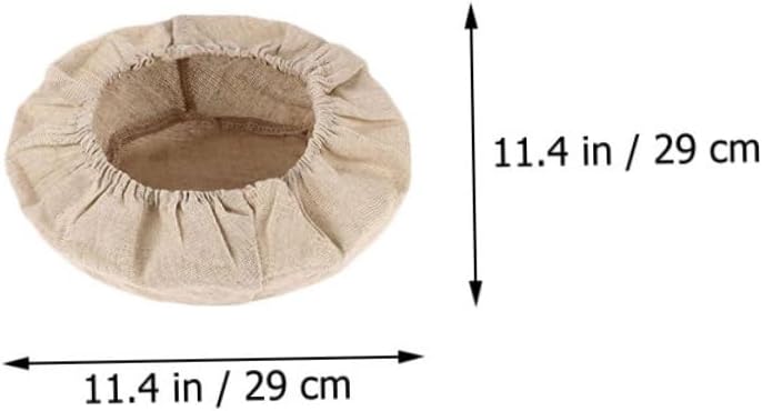 Garneck 6pcs Basket Covers for Baking Liners for Bread Proofing Round Pastry Making Tools Reusable Eco-friendly for Bakeries Home Use image 2