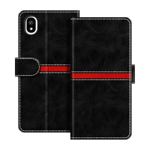 ESACMOT ���U�[�E�H���b�g�P�[�X Bigme Hibreak 4G 5.84 �Ƃ̌݊������� ���X�g���C�v�f�U�C�� �J�[�h���[�t�� �}�O�l�b�g���蒠�^�J�o�[ (�u���b�N)