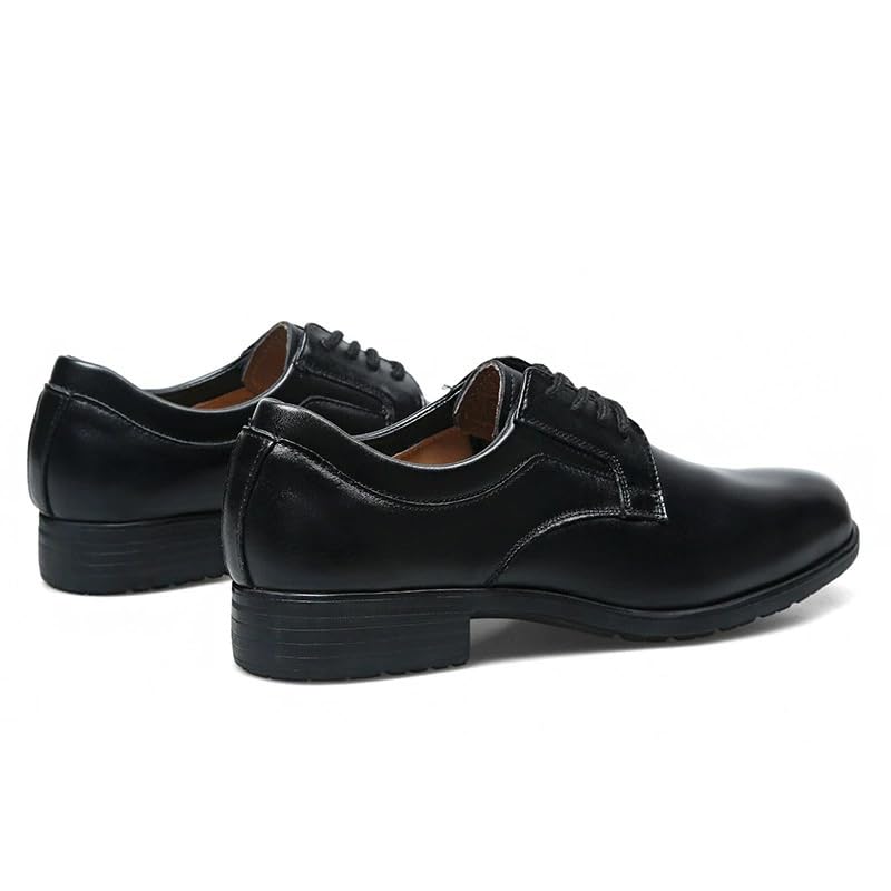 Mens Lace-Up Business Leather Work Shoes Soft Sole Soft Leather Professional Flat Comfortable Footwear2