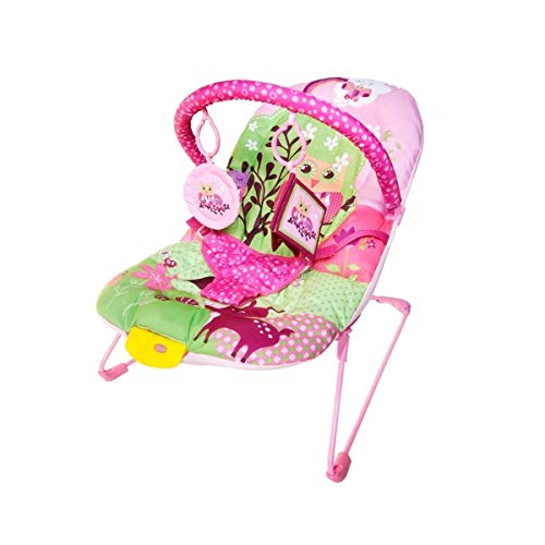 COLORBABY Cadeira Infantil Musical E Vibratória Soft Ballagio Color Baby Rosa