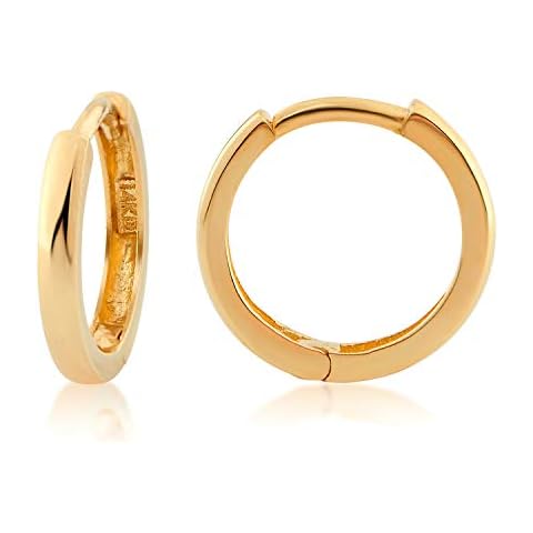 14k Yellow Gold Cuff Earrings -11.0x1.6mm Cover