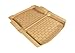 3D MAXpider Cargo Custom Fit All-Weather Floor Mat for Select Cadillac CTS RWD Sedan Models - Kagu Rubber (Tan)