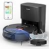 Robot Vacuum and Mop with Self-Emptying, 5000Pa Robot Vacuum Cleaner with LiDAR Navigation, Mapping,60-Day Hands-Free, Wi-Fi/App/Alexa Control, Ideal for Pet, Hard Floors, Carpet