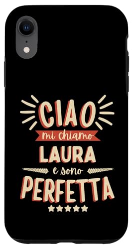 Laura Idea Regalo Personalizzata Amica Nome Divertente �X�}�z�P�[�X iPhone XR �p