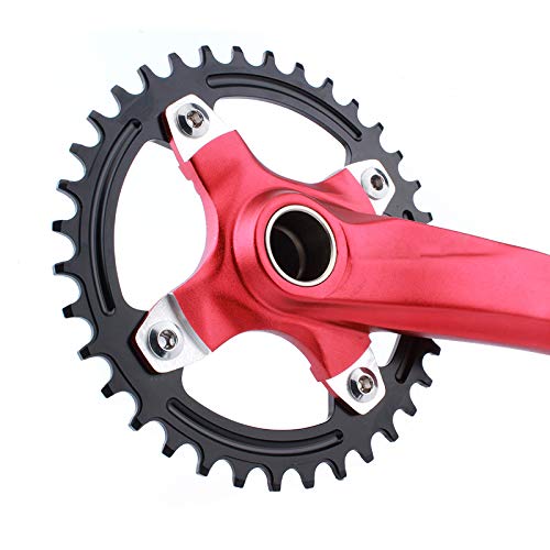 Juscycling Pack Of 5 Chainring Female/Male Bolts Nuts With Multiple Size Options For Single, Double And Triple Chainrings (Silver, Type A For Tripple Chainrings) #TOP5