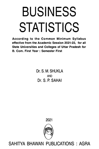 Business Statistics For B.Com. I Year UP Universities - Image 3