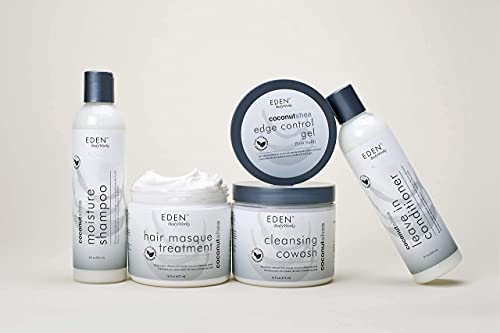 Eden Bodyworks Coconut Shea Control Edge Glaze | 6 Oz | Firm Hold, No Build Up, Moisturize, Add Shine - Packaging May Vary #TOP4