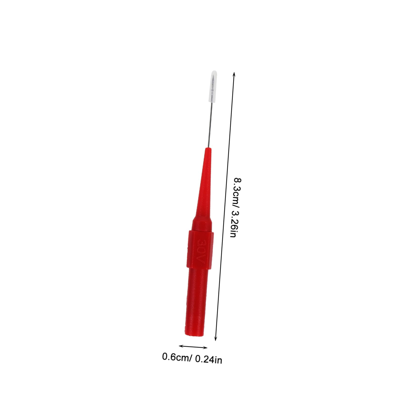 Alipis 5 Set Puntali Tester Multimetro Probes Test Automotive Rame E Inossidabile Per Misurazioni Elettriche E Applicazioni Auto 15 Pezzi*5