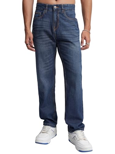 Image of Highlander Men's Straight Fit Jeans | Stretchable | Everyday Comfort & Style| Jeans for Man