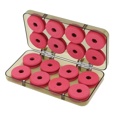 OriGlam 16pcs Fishing Foam Spools & Board - Organizer Storage Accessories