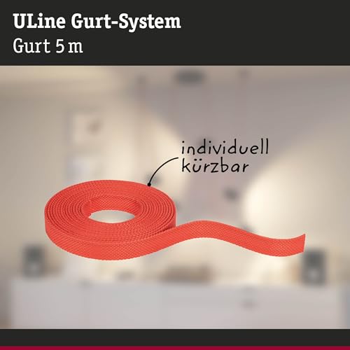 Paulmann 94620 ULine Gurt 5m Dacron Textil Kupfer Orange