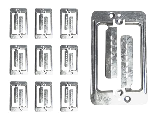Placa de bajo voltaje BestMounts para paso de cables de red y altavoz 2