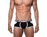 Pump! Black Access Trunk Men's Access Trunks|Backless Trunk Underwear with Supportive Fit|Breathable Design|Premium Fabrics and Comfortable Waistband